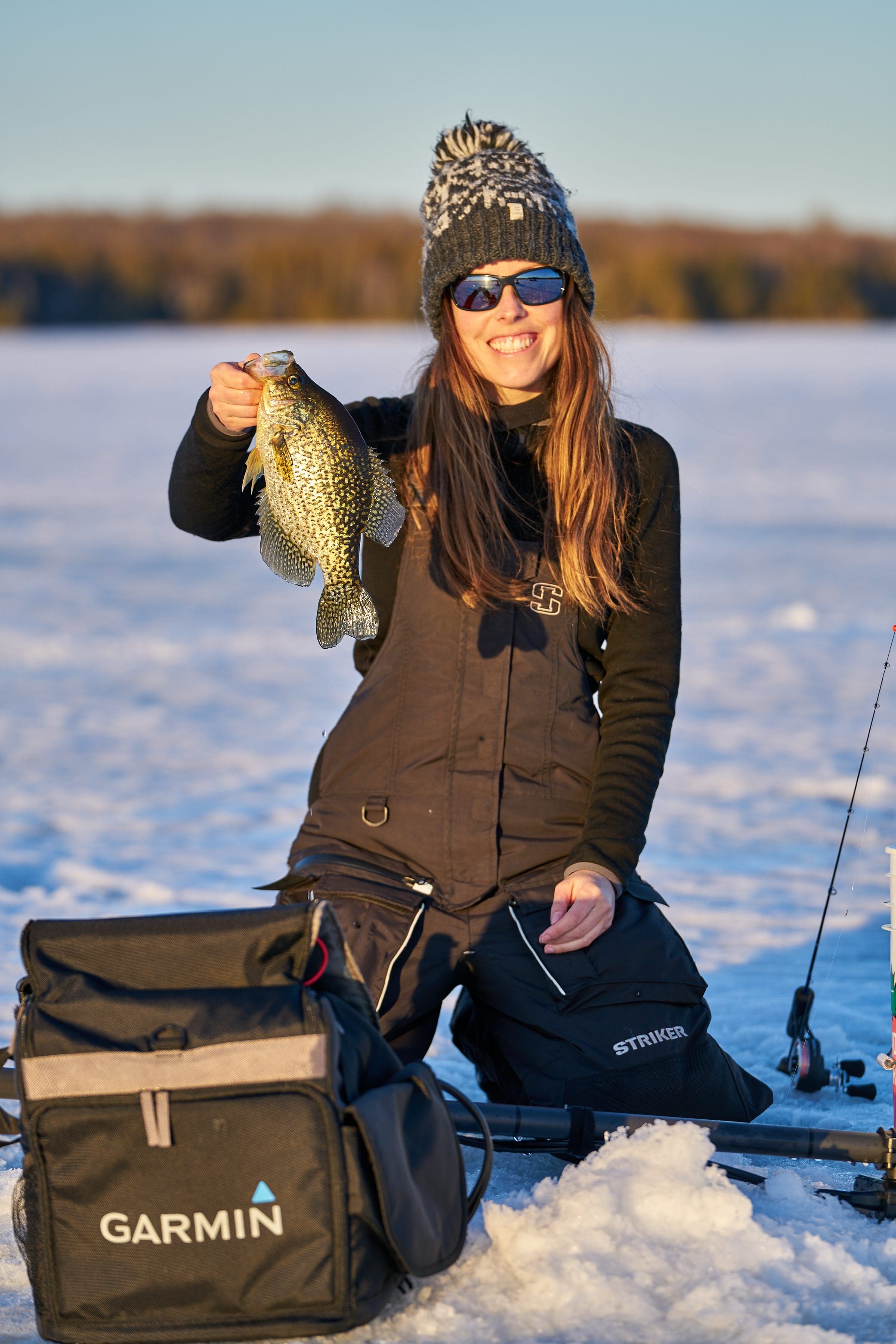 Video: These Fish Made Me Work! Chasing Down Late Season Ice Crappie!