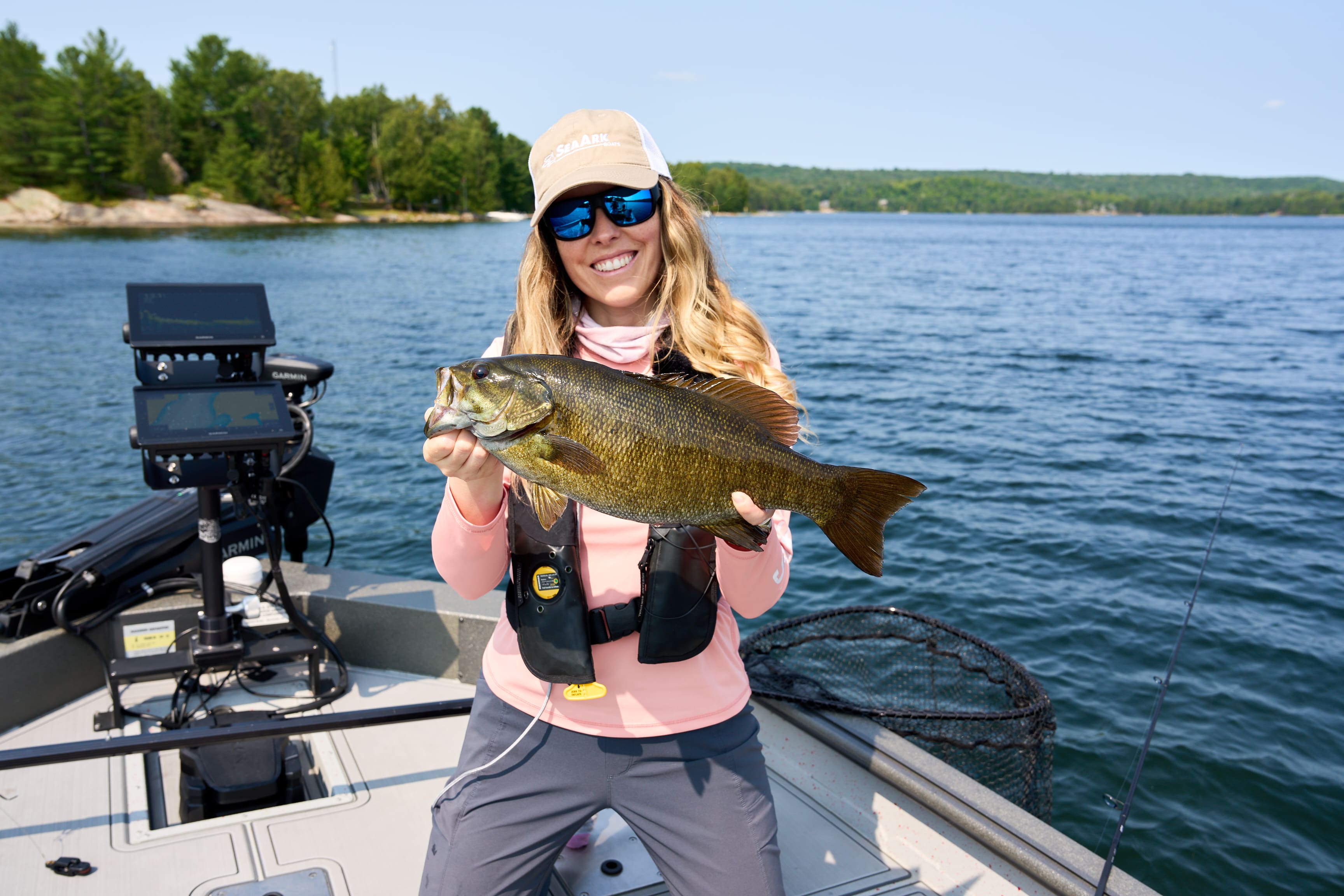 Ashley Rae smallmouth bass Quirke Lake Elliot Lake region